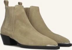 Copenhagen Studios CPH244 Stiefeletten aus Wildleder in Beige
