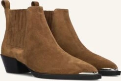 Copenhagen Studios Cph244 Wildleder-Stiefeletten in Cognac
