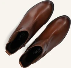 Gabor Stiefeletten 022 in Camel – Hochwertige Damen-Boots aus Leder -Teveo Geschaft 288242 5