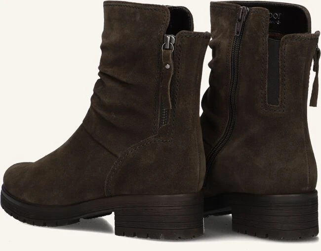 Gabor 092 Damen Stiefeletten in Braun aus edlem Wildleder 4 Gabor 092 Damen Stiefeletten in Braun aus edlem Wildleder – Bild 2