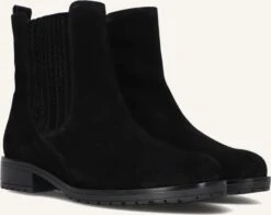 Gabor Damen Stiefeletten 022 - Elegante Wildleder-Stiefel in Schwarz