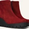 Gabor Stiefeletten 780.1 Rot aus edlem Wildleder mit Plateau -Teveo Geschaft 288301 1