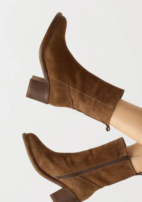 Omoda Damen Stiefeletten 2581-09 - Elegante Wildleder Boots in Braun 7 Omoda Damen Stiefeletten 2581-09 - Elegante Wildleder Boots in Braun – Bild 5