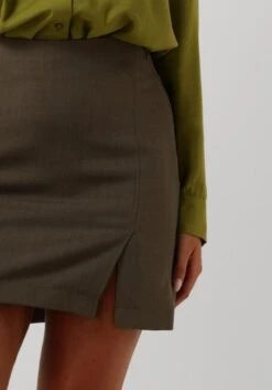 Modström Galemd 2 Skirt – Grüner A-Linien Minirock -Teveo Geschaft 288915 3