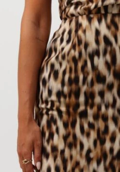 Silvian Heach Brauner Maxirock mit Tier-Aufdruck Gpa24141go -Teveo Geschaft 289254 3