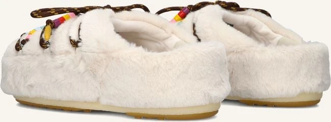 Moon Boot Mule Faux Fur Beads Slipper für Damen in Weiß 4 Moon Boot Mule Faux Fur Beads Slipper für Damen in Weiß – Bild 2