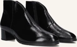 Hassia Damen Stiefeletten 304811 aus schwarzem Lackleder
