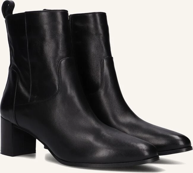 Notre-V 8543 Leder Stiefeletten für Damen - Schwarz 3 Notre-V 8543 Leder Stiefeletten für Damen - Schwarz