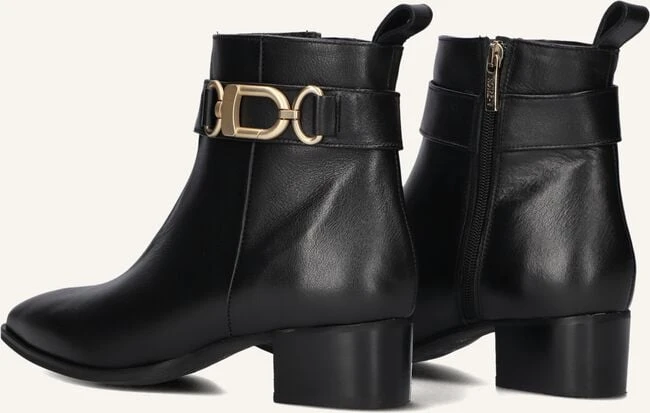 Notre-V 3254 Damen Leder Stiefeletten in Schwarz 4 Notre-V 3254 Damen Leder Stiefeletten in Schwarz – Bild 2