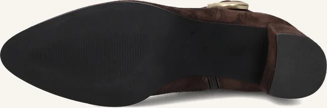 Notre-V 8552 Braune Wildleder-Stiefeletten mit Blockabsatz 5 Notre-V 8552 Braune Wildleder-Stiefeletten mit Blockabsatz – Bild 3