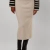 Object Objreynard High-Waist Knit Maxi Skirt in Beige 1 Object Objreynard High-Waist Knit Maxi Skirt in Beige -Teveo Geschaft 291634 1