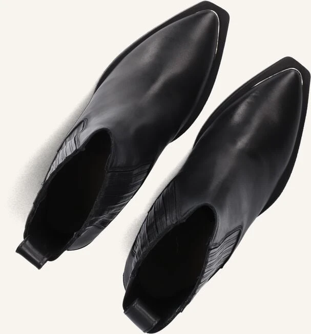 Nubikk Liv Loua Schwarze Leder-Stiefeletten mit Blockabsatz 6 Nubikk Liv Loua Schwarze Leder-Stiefeletten mit Blockabsatz – Bild 4