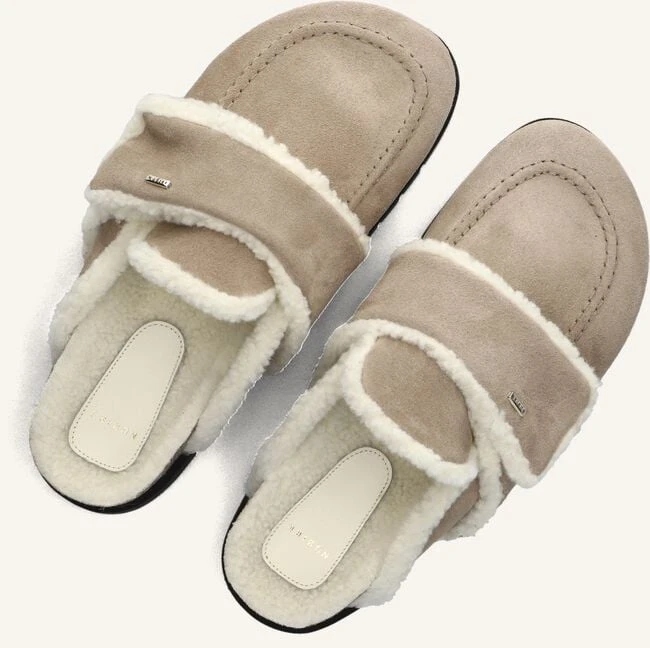 Nubikk Teddy Fur Slipper in Taupe - Premium Wildleder Slipper für Damen 6 Nubikk Teddy Fur Slipper in Taupe - Premium Wildleder Slipper für Damen – Bild 4