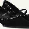 Lodi Chirun Schwarze Wildleder Pumps mit Blockabsatz -Teveo Geschaft 292391 1