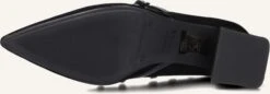 Lodi Chirun Schwarze Wildleder Pumps mit Blockabsatz -Teveo Geschaft 292391 4