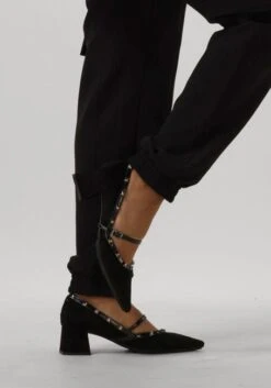 Lodi Chirun Schwarze Wildleder Pumps mit Blockabsatz -Teveo Geschaft 292391 8