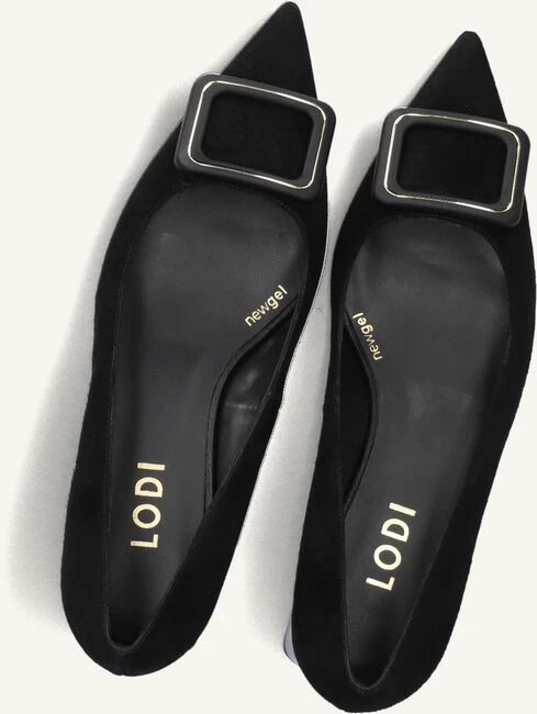 Lodi Charin Schwarze Wildleder-Pumps mit Blockabsatz 6 Lodi Charin Schwarze Wildleder-Pumps mit Blockabsatz – Bild 4