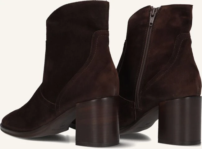 Blasz 102 Elegante Damen Stiefeletten – Braunes Wildleder mit Blockabsatz 4 Blasz 102 Elegante Damen Stiefeletten – Braunes Wildleder mit Blockabsatz – Bild 2