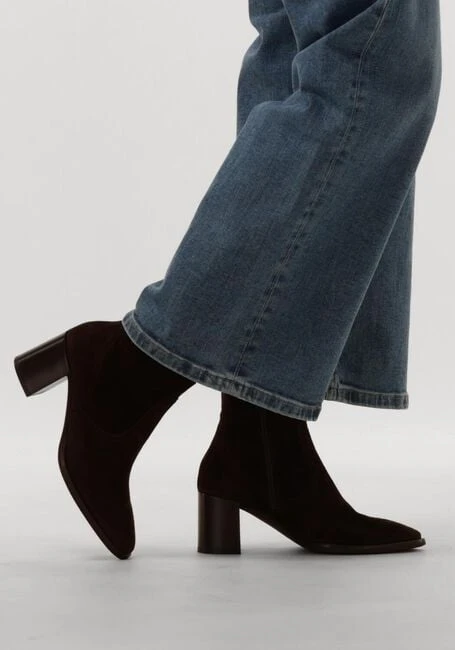 Blasz 102 Elegante Damen Stiefeletten – Braunes Wildleder mit Blockabsatz 7 Blasz 102 Elegante Damen Stiefeletten – Braunes Wildleder mit Blockabsatz – Bild 5