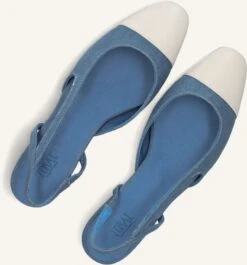 Toral Luisa Slingbacks – Elegante Damen-Schuhe in Blau mit Blockabsatz -Teveo Geschaft 292992 5