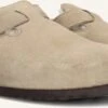Scholl Fae New - Beige Suede Platform Slippers for Women -Teveo Geschaft 293138 1