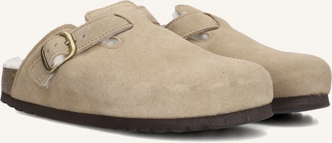 Scholl Fae New - Beige Suede Platform Slippers for Women 3 Scholl Fae New - Beige Suede Platform Slippers for Women