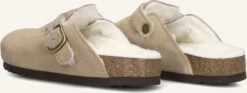 Scholl Fae New - Beige Suede Platform Slippers for Women 7 Scholl Fae New - Beige Suede Platform Slippers for Women -Teveo Geschaft 293138 3