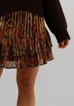 Amaya Amsterdam Luun Skirt - Mehrfarbiger Minirock mit Colour-Blocking -Teveo Geschaft 293292 3