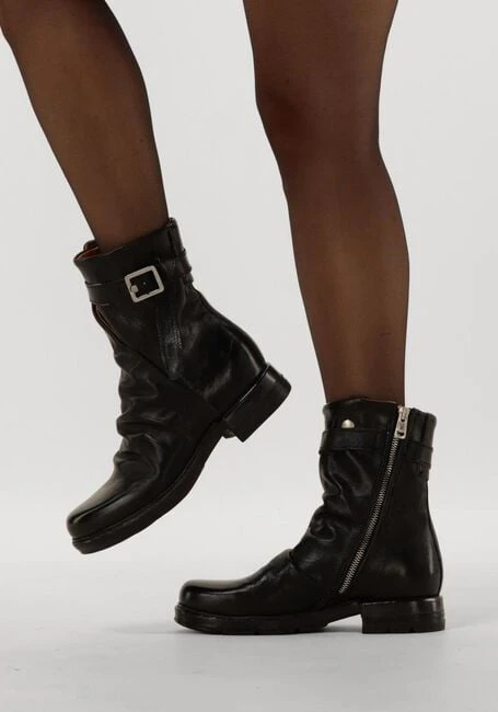 A.S.98 Damen Leder Stiefeletten B80213 in Schwarz 7 A.S.98 Damen Leder Stiefeletten B80213 in Schwarz – Bild 5