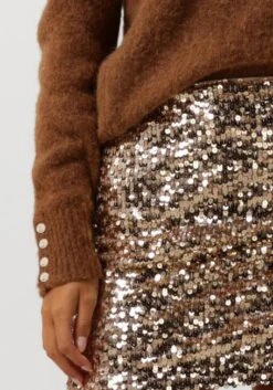 Josh V Nisha Minirock Gold - Glamouröser Paillettenrock -Teveo Geschaft 293615 3