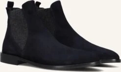 Stefano Lauran Damen Stiefeletten S3289 aus blauem Wildleder