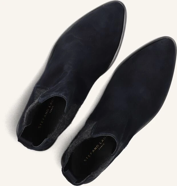Stefano Lauran Damen Stiefeletten S3289 aus blauem Wildleder 6 Stefano Lauran Damen Stiefeletten S3289 aus blauem Wildleder – Bild 4