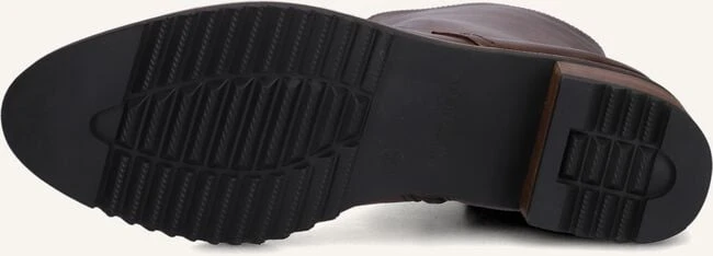 Everybody Bee Braune Leder Stiefeletten mit Blockabsatz 5 Everybody Bee Braune Leder Stiefeletten mit Blockabsatz – Bild 3