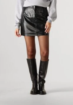 EDITED Laney Skirt - Schwarzer Minirock für Damen