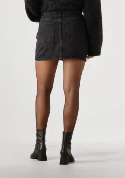 Second Female Jayden Denim Skirt - Eleganter Schwarzer Minirock -Teveo Geschaft 294548 2