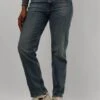 Mos Mosh Rachel Galleon Straight Leg Jeans - Blau