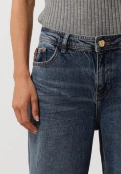 Mos Mosh Dara Lititi Straight Leg Jeans - Dunkelblau -Teveo Geschaft 294758 3