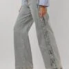 Catwalk Junkie Light Blue Wide Jeans with Lace Detail 1 Catwalk Junkie Light Blue Wide Jeans with Lace Detail -Teveo Geschaft 294772 1