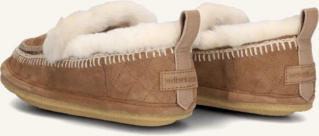 Laidbacklondon Jude Slipper Crochet Cognac - Stilvolle Damen Slipper aus Wildleder 4 Laidbacklondon Jude Slipper Crochet Cognac - Stilvolle Damen Slipper aus Wildleder – Bild 2