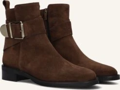 Lina Locchi 2232 Damen Stiefeletten - Edles Wildleder in Braun