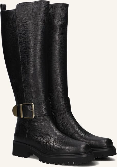 Lina Locchi V66 Damen Stiefeletten aus schwarzem Leder 3 Lina Locchi V66 Damen Stiefeletten aus schwarzem Leder