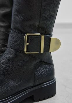 Lina Locchi V66 Damen Stiefeletten aus schwarzem Leder 13 Lina Locchi V66 Damen Stiefeletten aus schwarzem Leder -Teveo Geschaft 295598 8