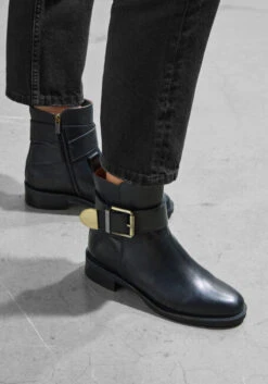 Lina Locchi 2232 Damen Stiefeletten aus Leder - Schwarz -Teveo Geschaft 295600 7