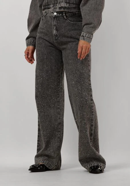 Freebird Melody Straight Leg Jeans in Grau mit Glitter-Effekt 3 Freebird Melody Straight Leg Jeans in Grau mit Glitter-Effekt