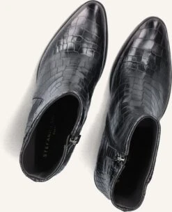 Stefano Lauran Stiefeletten 595-08 Grau mit Krokodil-Muster -Teveo Geschaft 296112 5