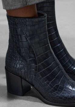 Stefano Lauran Stiefeletten 595-08 Grau mit Krokodil-Muster -Teveo Geschaft 296112 8
