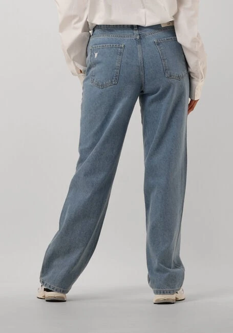 Alix The Label Ladies Woven Denim Bull Pants - Wide Leg Light Blue 4 Alix The Label Ladies Woven Denim Bull Pants - Wide Leg Light Blue – Bild 2