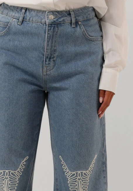 Alix The Label Ladies Woven Denim Bull Pants - Wide Leg Light Blue 5 Alix The Label Ladies Woven Denim Bull Pants - Wide Leg Light Blue – Bild 3