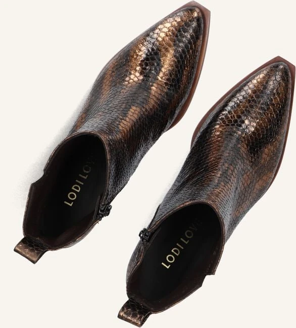 Lodi Koo5013 Stiefeletten in Bronze - Elegante Damen Leder-Boots 6 Lodi Koo5013 Stiefeletten in Bronze - Elegante Damen Leder-Boots – Bild 4