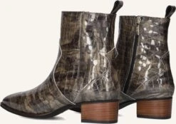 Notre-V 3231 Graue Wildleder Stiefeletten mit Blockabsatz -Teveo Geschaft 296601 3